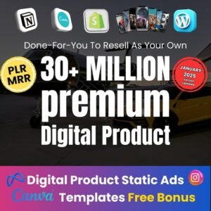 30+ Million Premium Digital Products Bundle